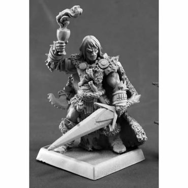RPR60189 Kevoth Kul The Black Sovereign Barbarian 25mm Heroic Scale Pathfinder Reaper Miniatures (ONLINE ORDER ONLY)
