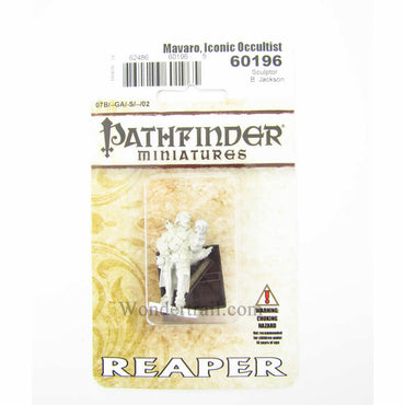 RPR60196 Mavaro Iconic Occultist Miniature 25mm Heroic Scale Pathfinder (ONLINE ORDER ONLY)