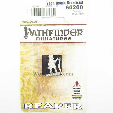RPR60200 Yoon Iconic Kineticist Miniature 25mm Heroic Scale Pathfinder (ONLINE ORDER ONLY)