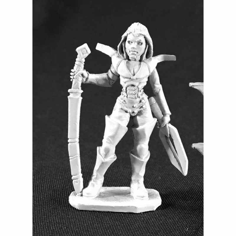 RPR62118 Female Glaive with Katana Miniature 25mm Heroic Scale Numenera Series (ONLINE ORDER ONLY)