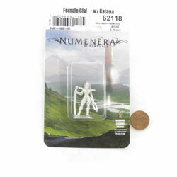 RPR62118 Female Glaive with Katana Miniature 25mm Heroic Scale Numenera Series (ONLINE ORDER ONLY)