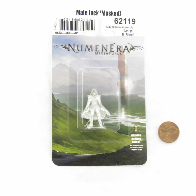 RPR62119 Male Jack (masked) Miniature 25mm Heroic Scale Numenera Series (ONLINE ORDER ONLY)
