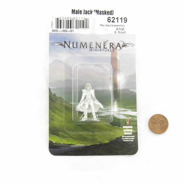 RPR62119 Male Jack (masked) Miniature 25mm Heroic Scale Numenera Series (ONLINE ORDER ONLY)