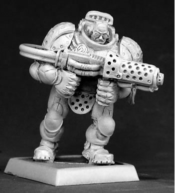 RPR65126 Blackstar Privateer with Flame Thrower by Reaper Miniatures (ONLINE ORDER ONLY)