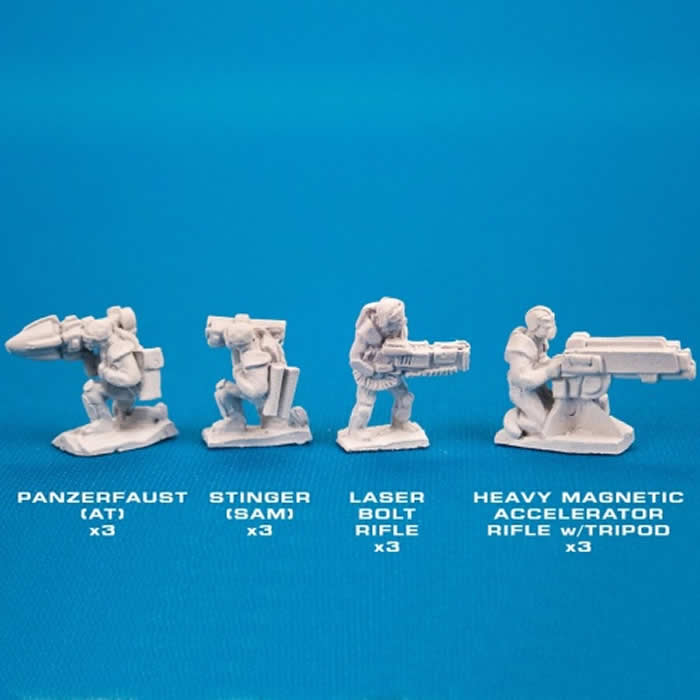 RPR72245 Light Infantry Heavy Weapons Miniature N-Scale CAV Strike Operations (ONLINE ORDER ONLY)