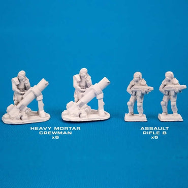 RPR72247 Light Infantry Heavy Mortar Miniature N-Scale CAV Strike Operations (ONLINE ORDER ONLY)