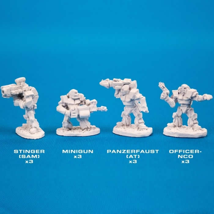 RPR72249 PA Infantry Panzerfaust Miniature N-Scale CAV Strike Operations (ONLINE ORDER ONLY)