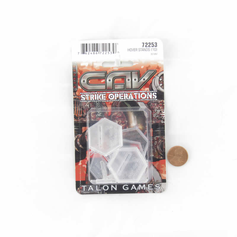 RPR72253 1inch Hex Flight Stands with Short Peg Miniature Gaming Base Pack of 10 (ONLINE ORDER ONLY)