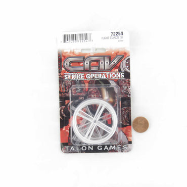 RPR72254 2inch Round Transparent Flight Stand with Long Peg Miniature Gaming Base Pack of 5 (ONLINE ORDER ONLY)