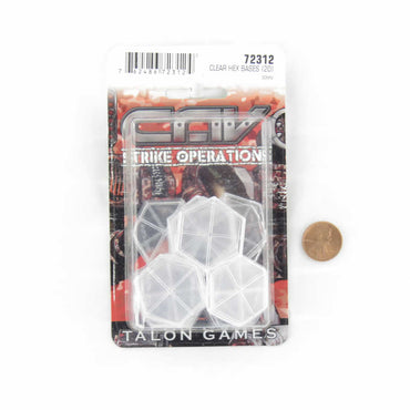 RPR72312 Hex Bases Clear 30mm CAV Strike Operations Reaper Miniatures (ONLINE ORDER ONLY)