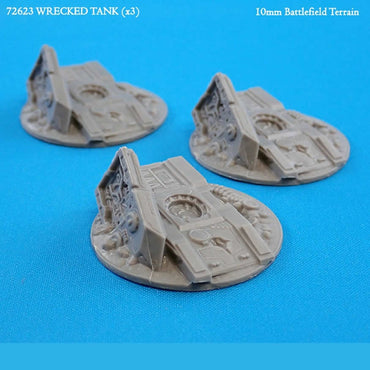 RPR72623 Wrecked Tank Battlefield Terrain Supplies Miniature N-Scale CAV Strike Operations (ONLINE ORDER ONLY)