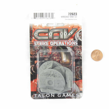 RPR72623 Wrecked Tank Battlefield Terrain Supplies Miniature N-Scale CAV Strike Operations (ONLINE ORDER ONLY)