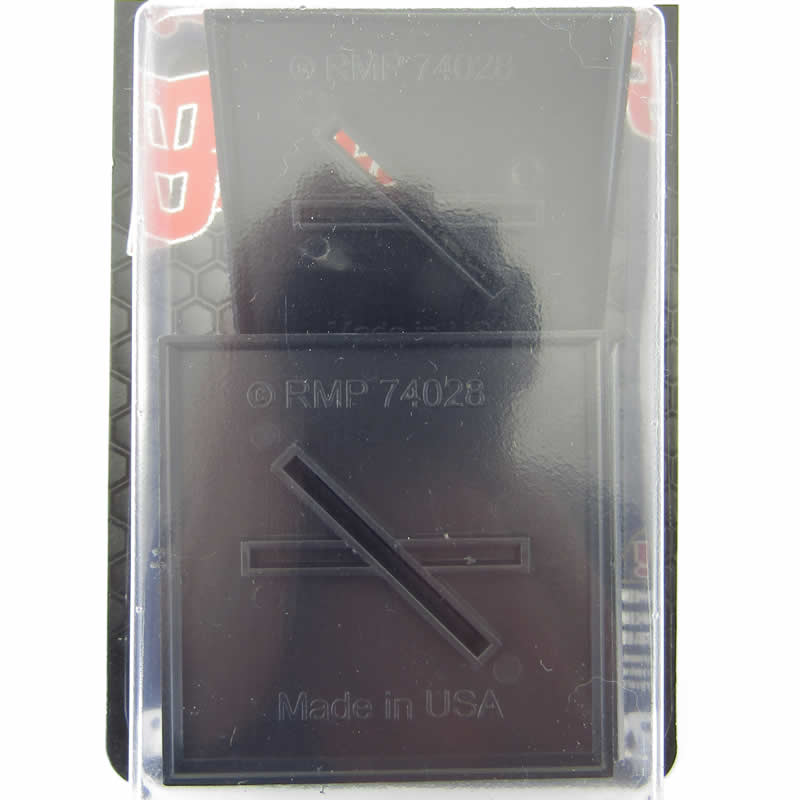 RPR74028 2in Square Plastic Miniature Gaming Base with Slot Pack of 10 Reaper Miniatures (ONLINE ORDER ONLY)