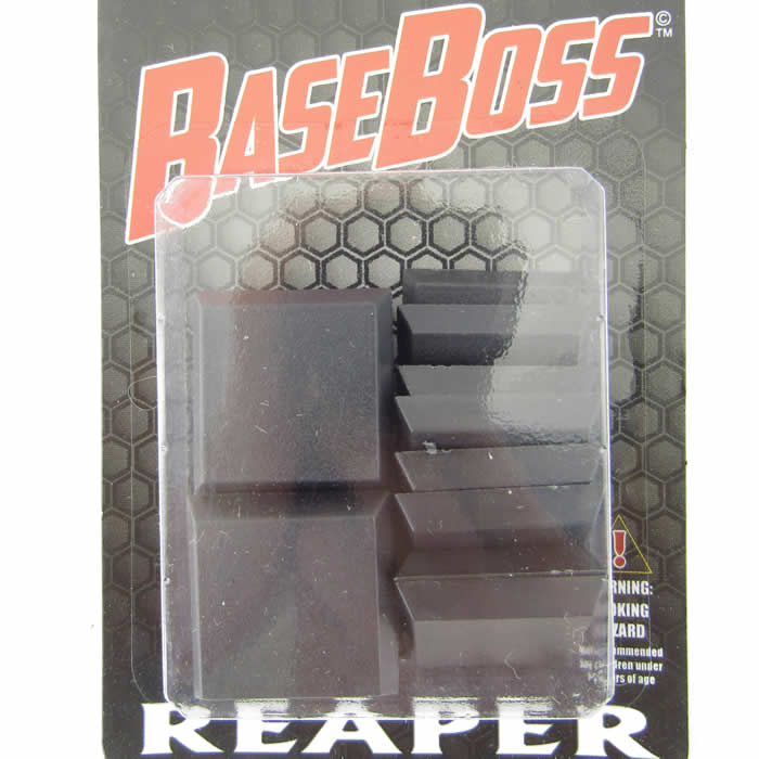 RPR74038 1 in Square Flat Top Plastic Miniature Gaming Base Pack of 20 (ONLINE ORDER ONLY)