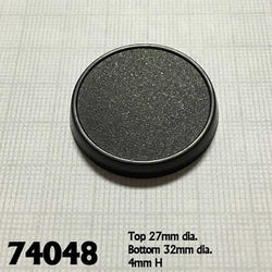 RPR74048 32mm Round Gaming Base Pack of 10 Reaper Miniatures (ONLINE ORDER ONLY)