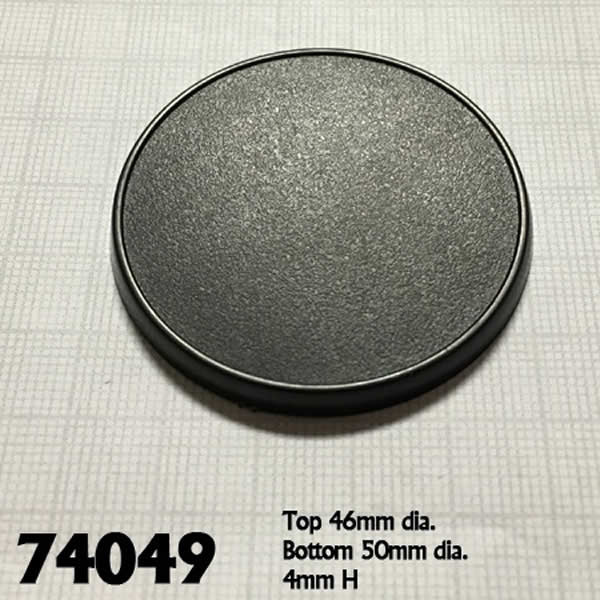 RPR74049 50mm Round Gaming Base Pack of 10 Reaper Miniatures (ONLINE ORDER ONLY)