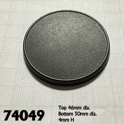 RPR74049 50mm Round Gaming Base Pack of 10 Reaper Miniatures (ONLINE ORDER ONLY)