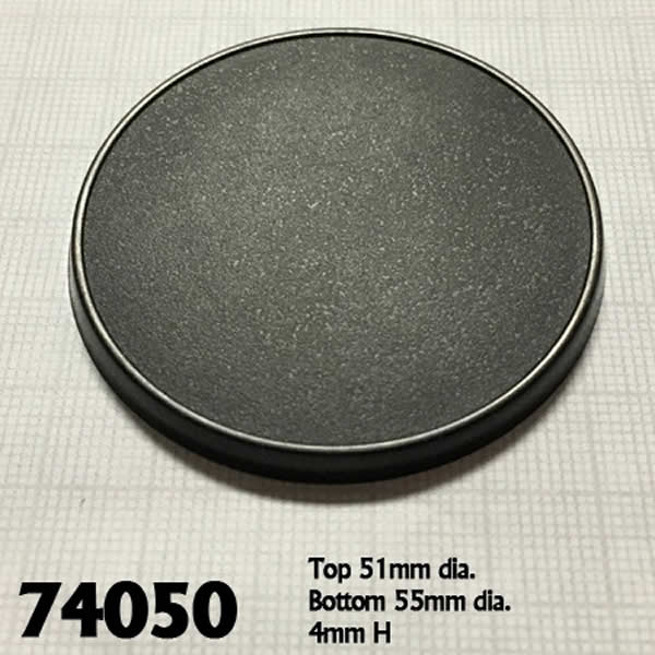 RPR74050 55mm Round Gaming Base Pack of 10 Reaper Miniatures (ONLINE ORDER ONLY)