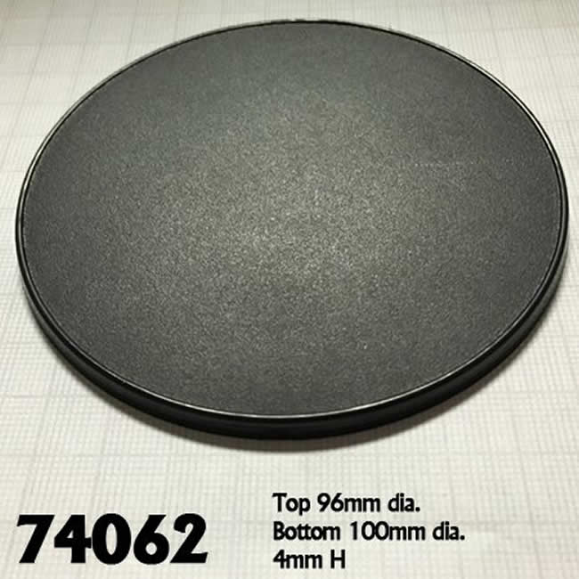 RPR74062 100mm Round Gaming Base Pack of 4 Reaper Miniatures (ONLINE ORDER ONLY)