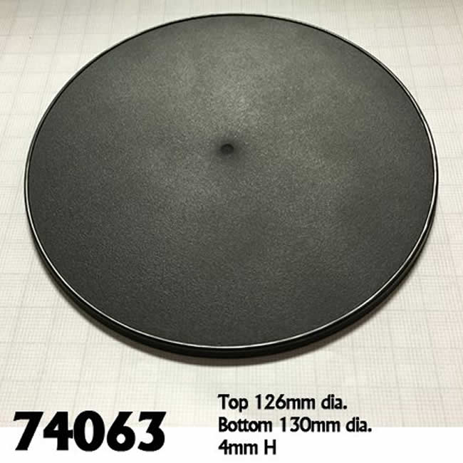 RPR74063 130mm Round Gaming Base Pack of 4 Reaper Miniatures (ONLINE ORDER ONLY)