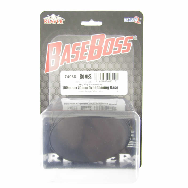 RPR74068 105mm X 70mm Oval Gaming Base Pack of 4 Reaper Miniatures (ONLINE ORDER ONLY)