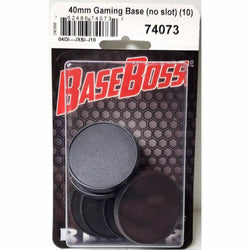 RPR74073 40mm Round Gaming Base Unslotted Pack of 10 (ONLINE ORDER ONLY)