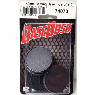 RPR74073 40mm Round Gaming Base Unslotted Pack of 10 (ONLINE ORDER ONLY)