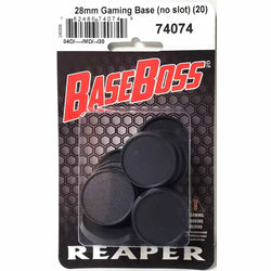 RPR74074 28mm Round Gaming Base Unslotted Pack of 20 (ONLINE ORDER ONLY)
