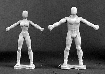 RPR75008 Non Heroic Sculpting Miniature Dollies Reaper Miniatures (ONLINE ORDER ONLY)