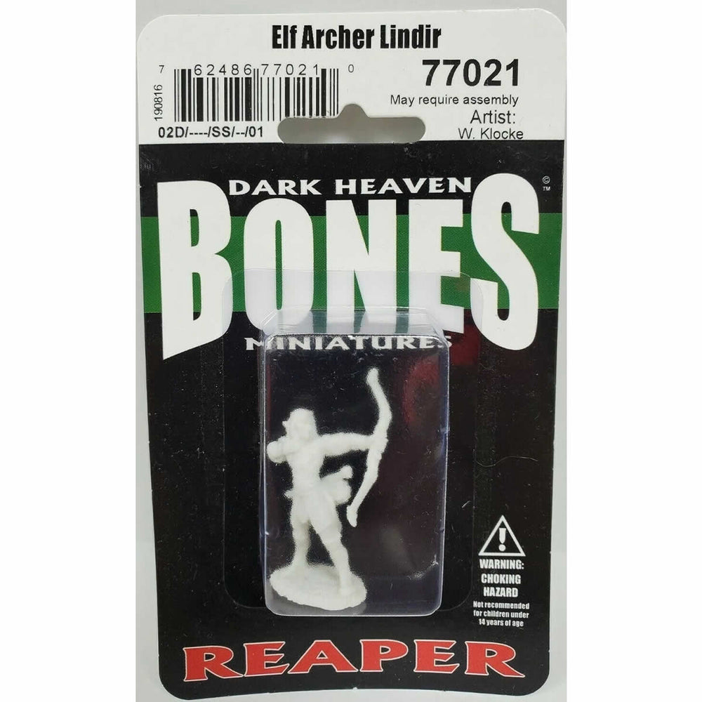 RPR77021 Lindir Elf Archer Miniature 25mm Heroic Scale Figure Dark Heaven Bones (ONLINE ORDER ONLY)