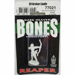 RPR77021 Lindir Elf Archer Miniature 25mm Heroic Scale Figure Dark Heaven Bones (ONLINE ORDER ONLY)