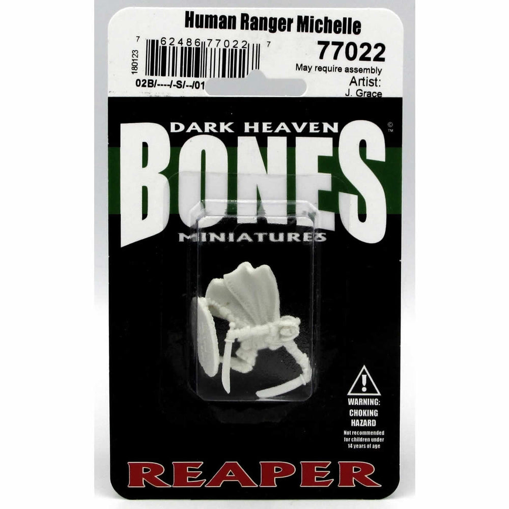 RPR77022 Michelle Female Human Ranger Miniature 25mm Heroic Scale Figure Dark Heaven Bones (ONLINE ORDER ONLY)