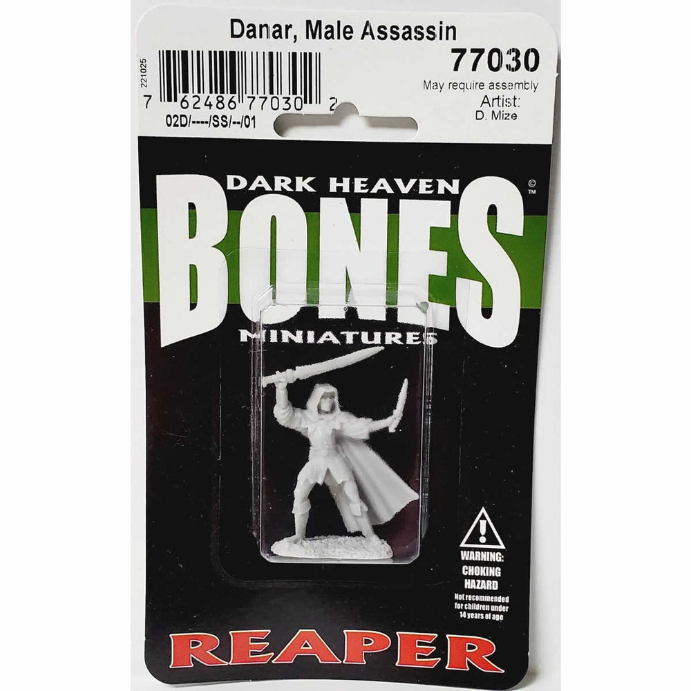 RPR77030 Danar Male Assassin Miniature 25mm Heroic Scale Figure Dark Heaven Bones (ONLINE ORDER ONLY)