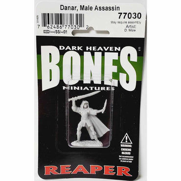 RPR77030 Danar Male Assassin Miniature 25mm Heroic Scale Figure Dark Heaven Bones (ONLINE ORDER ONLY)