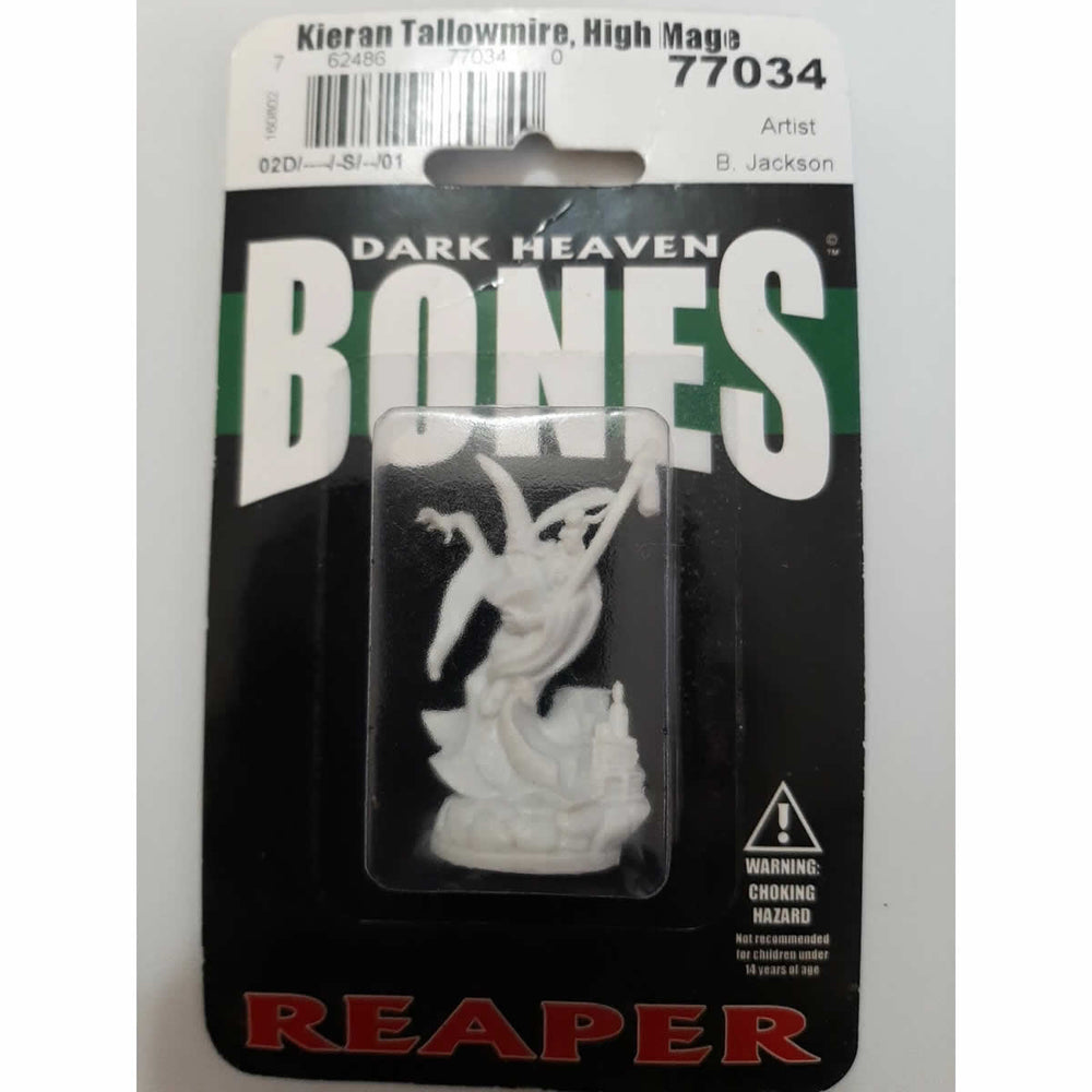 RPR77034 Kieran Tallowmire Wizard Miniature 25mm Heroic Scale Figure Dark Heaven Bones (ONLINE ORDER ONLY)