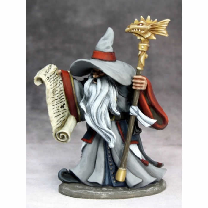 RPR77054 Galladon Male Wizard Miniature 25mm Heroic Scale (ONLINE ORDER ONLY)