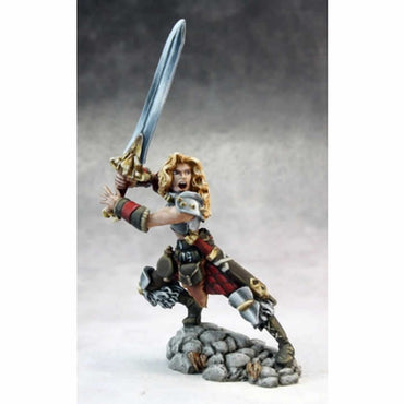 RPR77062 Deenah Female Barbarian Miniature 25mm Heroic Scale (ONLINE ORDER ONLY)