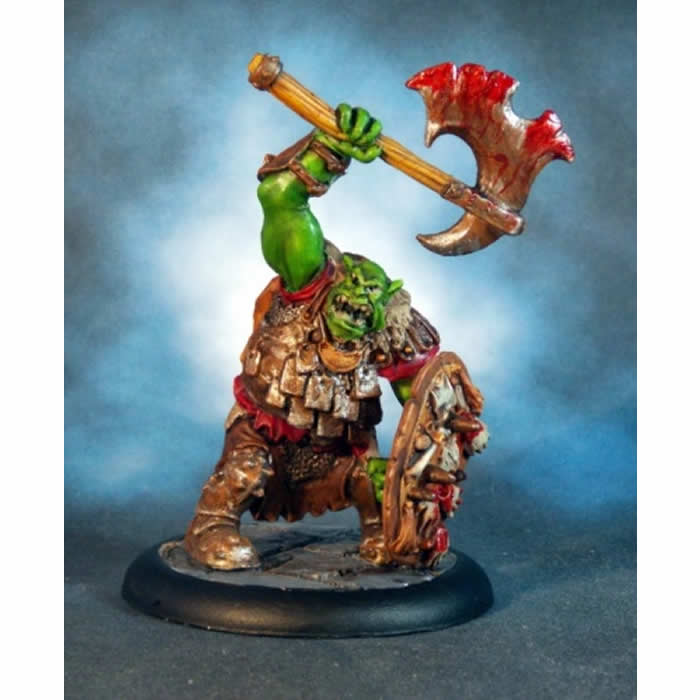 RPR77064 Kavorgh Orc Warboss Miniature 25mm Heroic Scale (ONLINE ORDER ONLY)