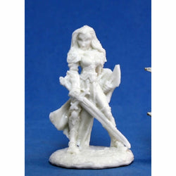 RPR77077 Finari Female Paladin Miniature 25mm Heroic Scale (ONLINE ORDER ONLY)
