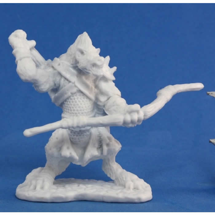 RPR77104 Blacktongue Gnoll Archer Miniature 25mm Heroic Scale (ONLINE ORDER ONLY)