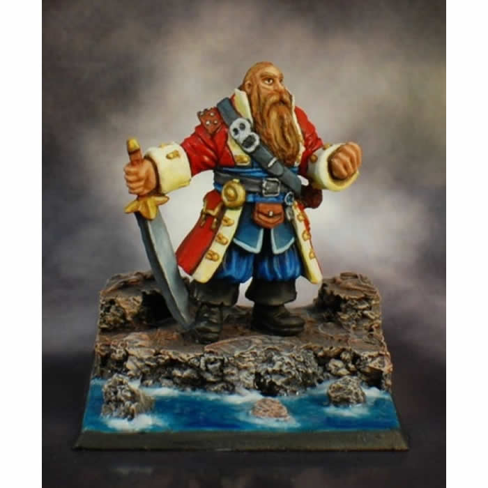 RPR77132 Barnabus Frost Pirate Captain Miniature 25mm Heroic Scale (ONLINE ORDER ONLY)