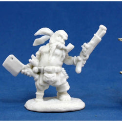 RPR77133 Gruff Grimecleaver Dwarf Pirate Miniature 25mm Heroic Scale (ONLINE ORDER ONLY)