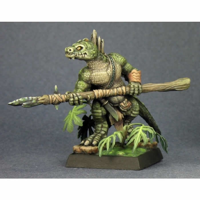 RPR77154 Lizardman Spearman Miniature 25mm Heroic Scale Dark Heaven (ONLINE ORDER ONLY)