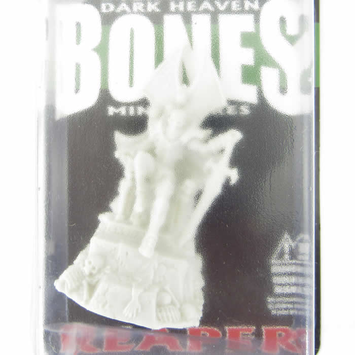 RPR77201 Dragoth Skeleton Lord on Throne Miniature 25mm Heroic Scale (ONLINE ORDER ONLY)