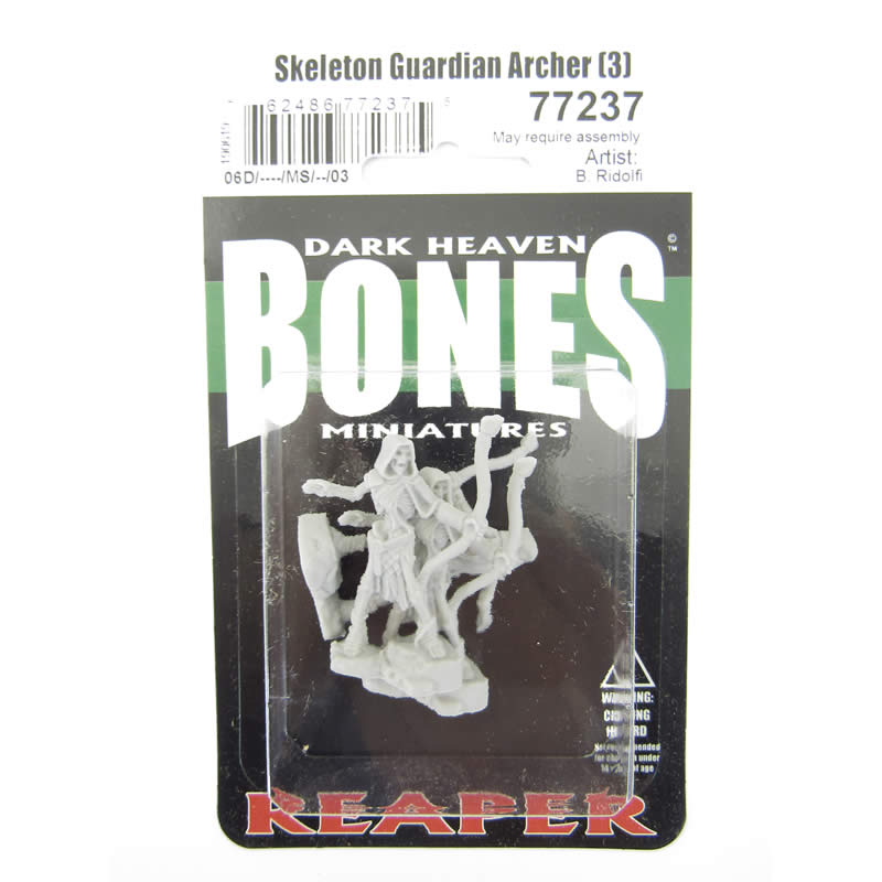 RPR77237 Skeleton Guardian Archer Miniature 25mm Heroic Scale Bones (ONLINE ORDER ONLY)