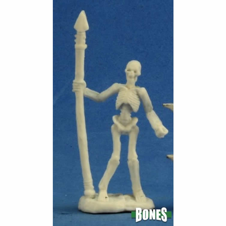 RPR77244 Skeleton Warrior Spearman Miniature 25mm Heroic Scale Bones (ONLINE ORDER ONLY)