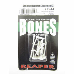 RPR77244 Skeleton Warrior Spearman Miniature 25mm Heroic Scale Bones (ONLINE ORDER ONLY)
