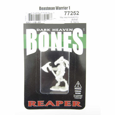 RPR77252 Beastman Warrior 1 Miniature 25mm Heroic Scale Bones (ONLINE ORDER ONLY)