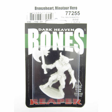 RPR77255 Bronzeheart Minotaur Hero Miniature 25mm Heroic Scale Bones (ONLINE ORDER ONLY)