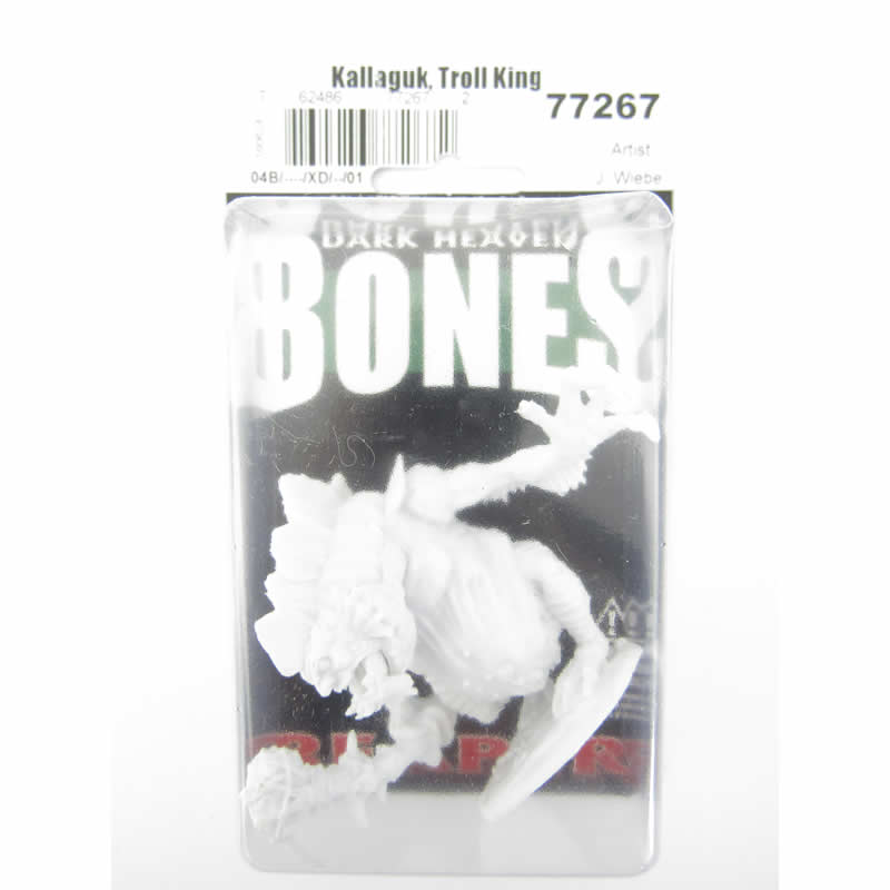 RPR77267 Kallaguk Troll King Miniature 25mm Heroic Scale Bones (ONLINE ORDER ONLY)